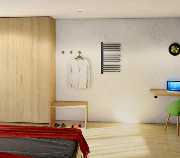 Handtuchheizung von Axber in einem Hotelzimmer
